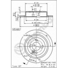 BRECO Δισκόπλακα BS 7622