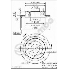 BRECO Δισκόπλακα BS 7634