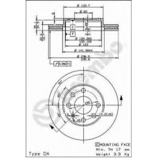 BRECO Δισκόπλακα BS 7873