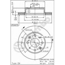BRECO Δισκόπλακα BS 7893