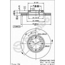 BRECO Δισκόπλακα BS 7927