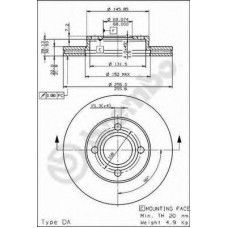 BRECO Δισκόπλακα BS 7945