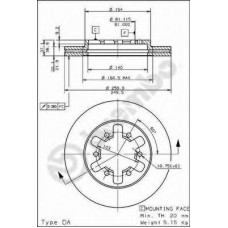 BRECO Δισκόπλακα BS 7954