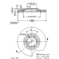 BRECO Δισκόπλακα BS 7962