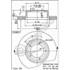 BRECO Δισκόπλακα BS 8035
