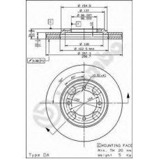 BRECO Δισκόπλακα BS 8060