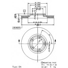 BRECO Δισκόπλακα BS 8075