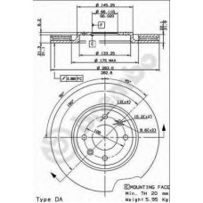 BRECO Δισκόπλακα BS 8097