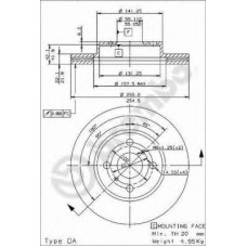 BRECO Δισκόπλακα BS 8125