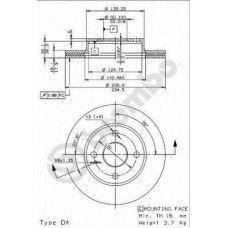 BRECO Δισκόπλακα BS 8156
