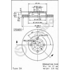 BRECO Δισκόπλακα BS 8161