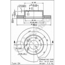 BRECO Δισκόπλακα BS 8165