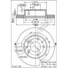 BRECO Δισκόπλακα BS 8166
