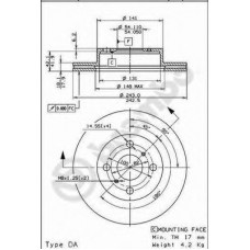 BRECO Δισκόπλακα BS 8177