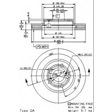 BRECO Δισκόπλακα BS 8193