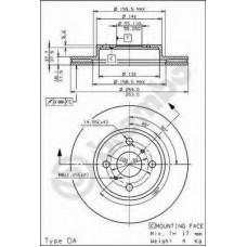 BRECO Δισκόπλακα BS 8203