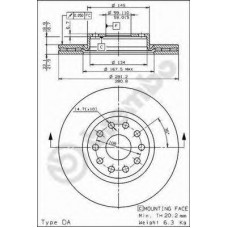 BRECO Δισκόπλακα BS 8206