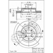 BRECO Δισκόπλακα BS 8241