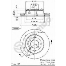 BRECO Δισκόπλακα BS 8245