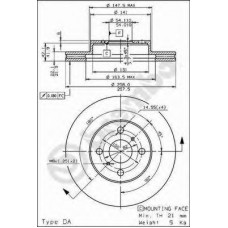 BRECO Δισκόπλακα BS 8251