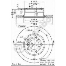 BRECO Δισκόπλακα BS 8256