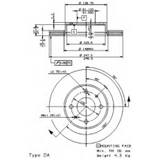 BRECO Δισκόπλακα BS 8264