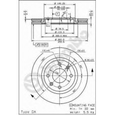 BRECO Δισκόπλακα BS 8268