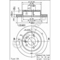 BRECO Δισκόπλακα BS 8272
