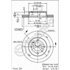 BRECO Δισκόπλακα BS 8276