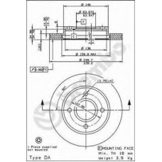 BRECO Δισκόπλακα BS 8277