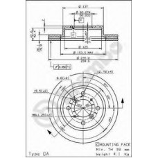 BRECO Δισκόπλακα BS 8292
