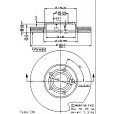 BRECO Δισκόπλακα BS 8294