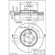 BRECO Δισκόπλακα BS 8296