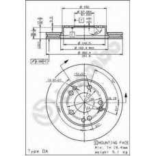BRECO Δισκόπλακα BS 8313