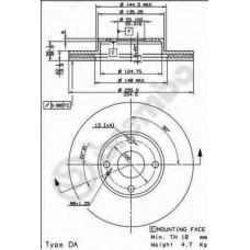 BRECO Δισκόπλακα BS 8319