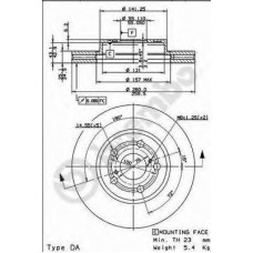 BRECO Δισκόπλακα BS 8322
