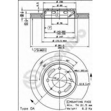 BRECO Δισκόπλακα BS 8335