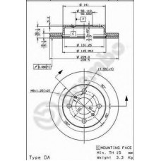 BRECO Δισκόπλακα BS 8339