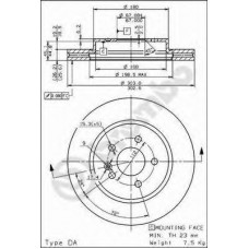 BRECO Δισκόπλακα BS 8352
