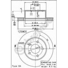 BRECO Δισκόπλακα BS 8383