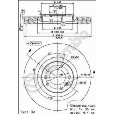 BRECO Δισκόπλακα BS 8384