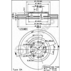 BRECO Δισκόπλακα BS 8399
