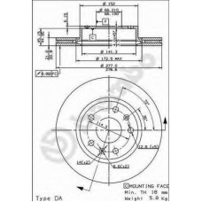 BRECO Δισκόπλακα BS 8413