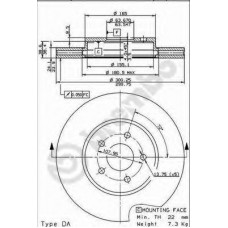 BRECO Δισκόπλακα BS 8436