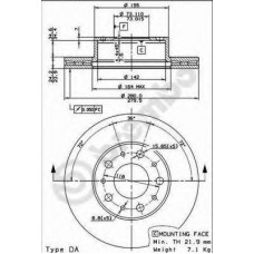 BRECO Δισκόπλακα BS 8439