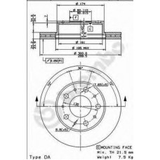 BRECO Δισκόπλακα BS 8440