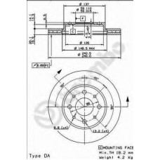 BRECO Δισκόπλακα BS 8441