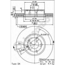 BRECO Δισκόπλακα BS 8459