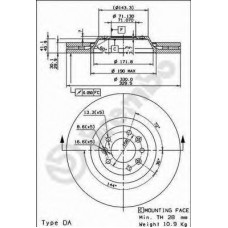 BRECO Δισκόπλακα BS 8479
