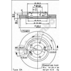 BRECO Δισκόπλακα BS 8485